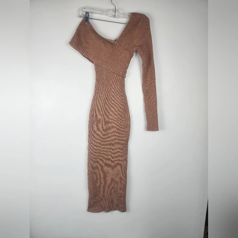 Lovers and Friends Tessa Midi Dress in Camel